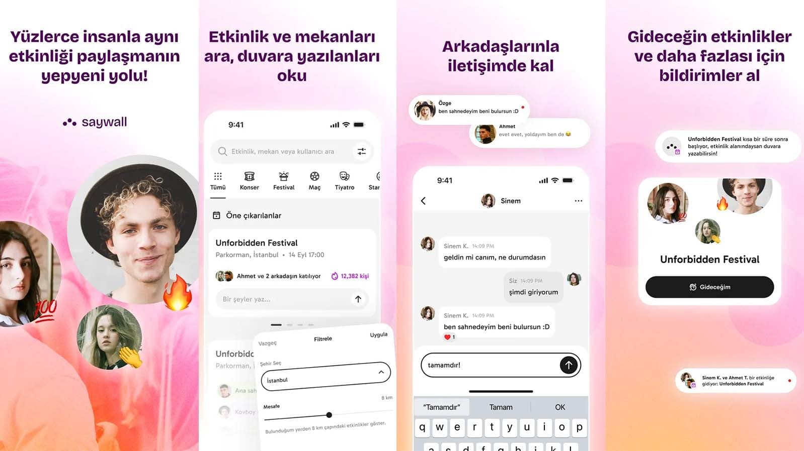 Saywall - Kodlayanlar Mobil Uygulama projesi