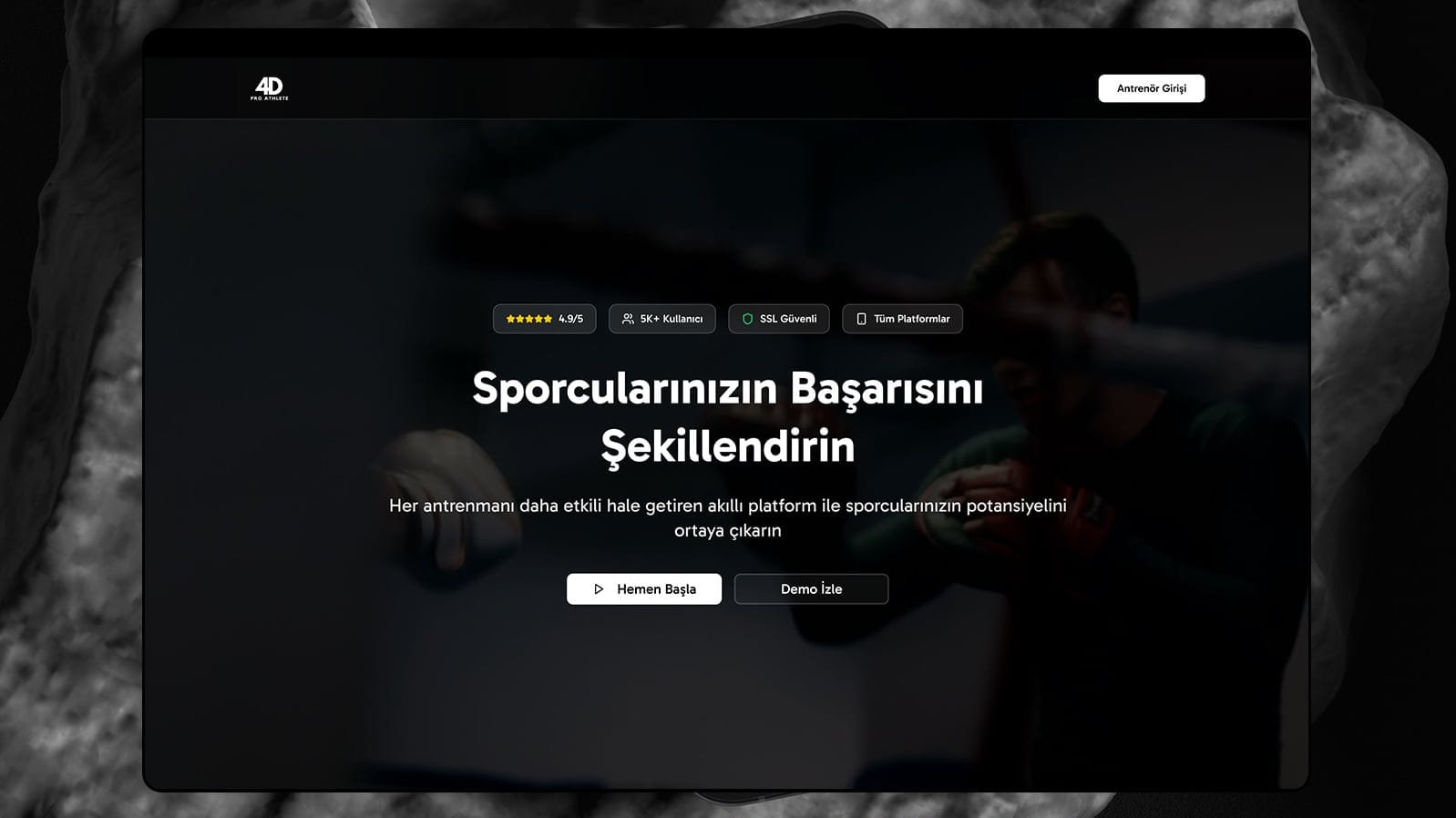 4D Pro Athlete projesi görsel 3 - Mobil Uygulama detay