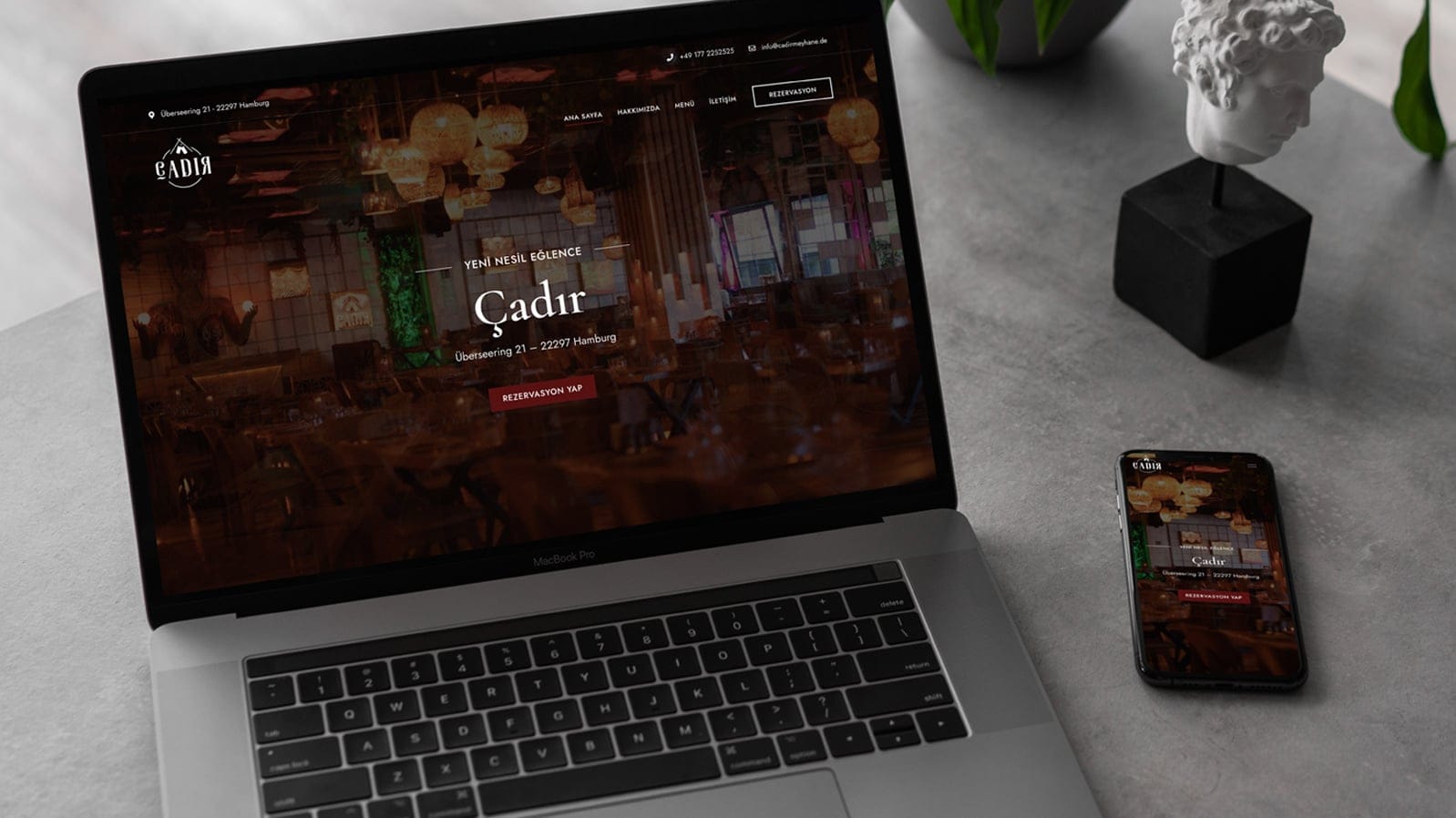 Çadır Meyhane projesi görsel 1 - Web Geliştirme detay