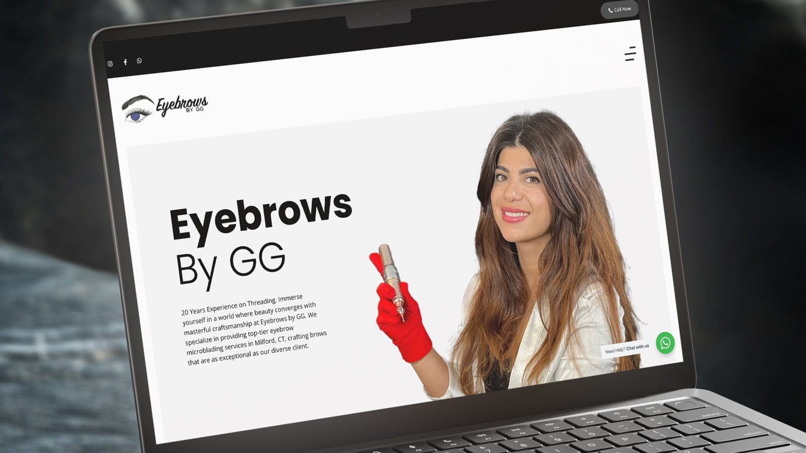 Eyebrows by GG projesi görsel 1 - Web Geliştirme detay