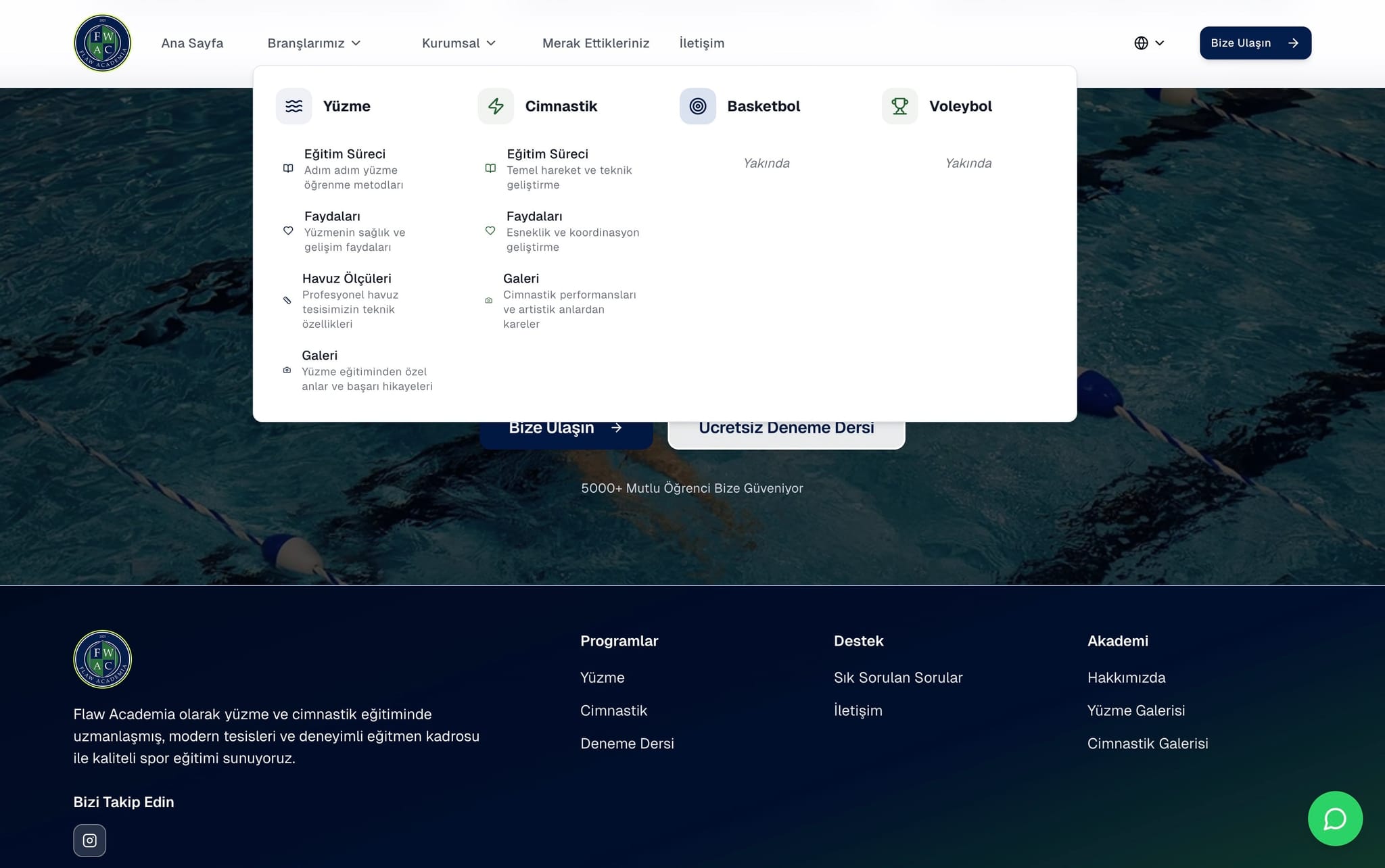 Flaw Academia projesi görsel 4 - Web Geliştirme detay