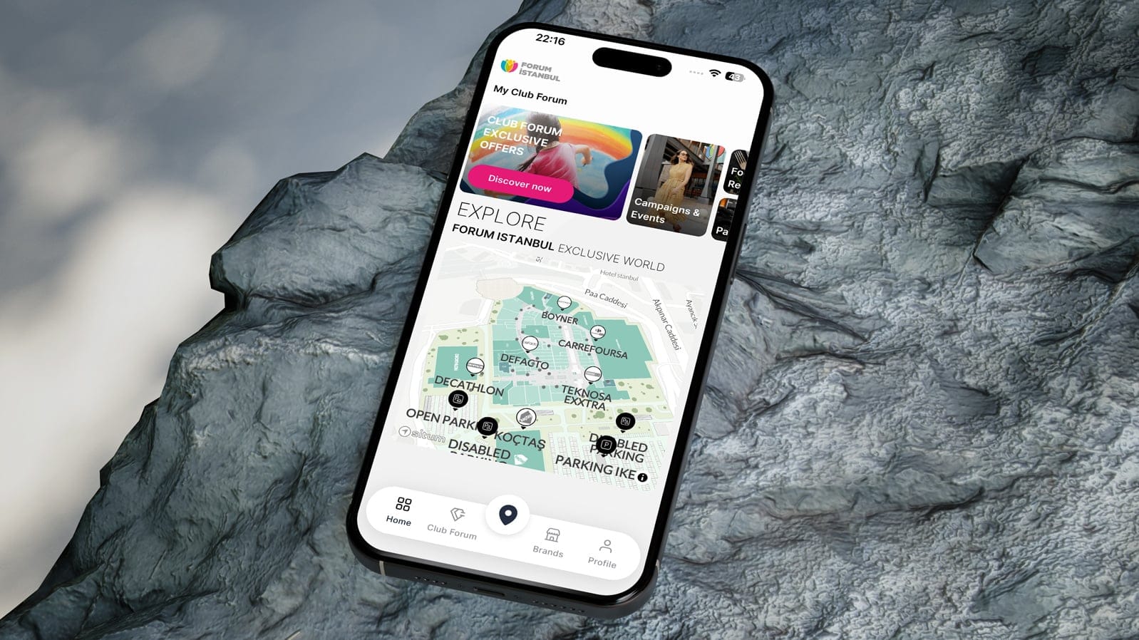 Forum İstanbul projesi görsel 1 - Mobil Uygulama detay