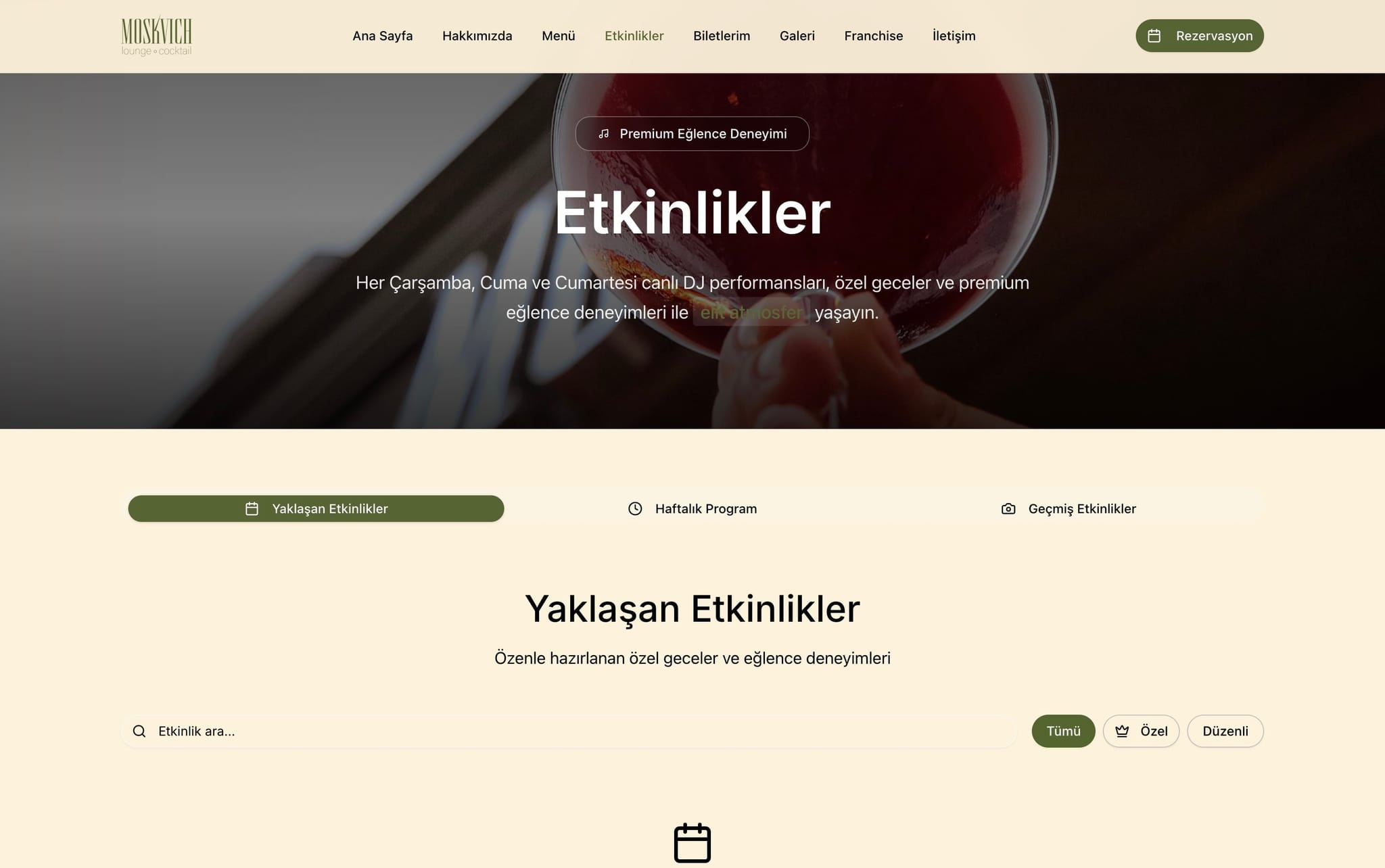 Moskvich Lounge projesi görsel 7 - Web Geliştirme detay